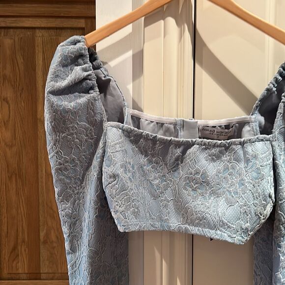 NWT naked wardrobe the statement lace crop top small - Picture 3 of 8